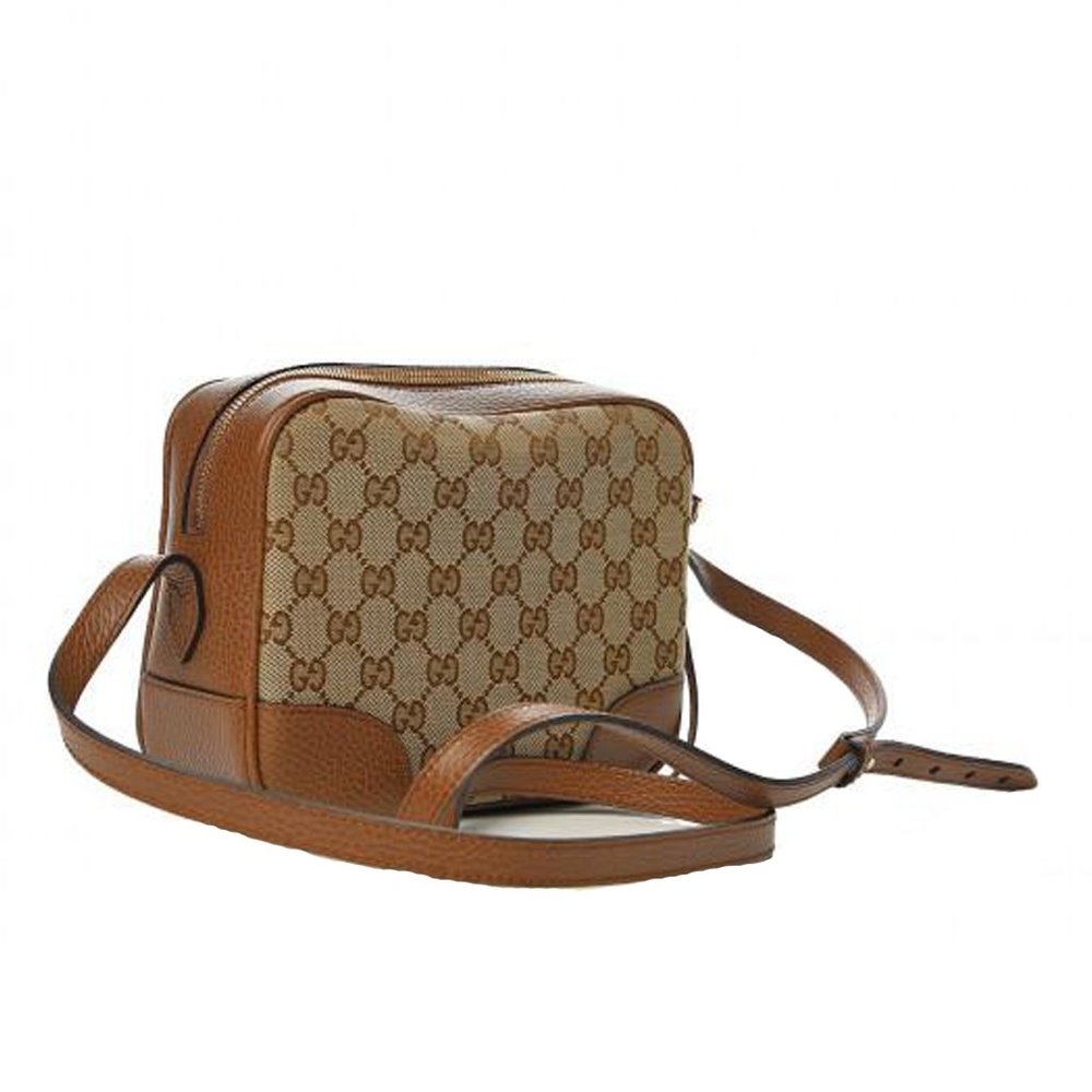 Gucci Canvas Supreme Camera Bag Tobacco New with Gucci Dustbag - Picture 3 of 8